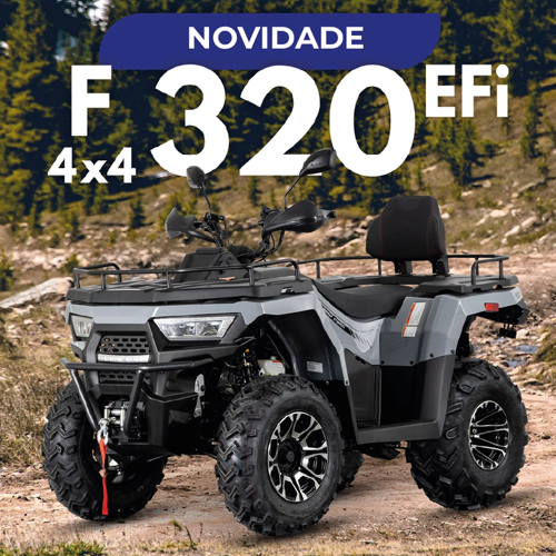 Moto 4 LINHAI ATV F320 EFI 4X4 Preto